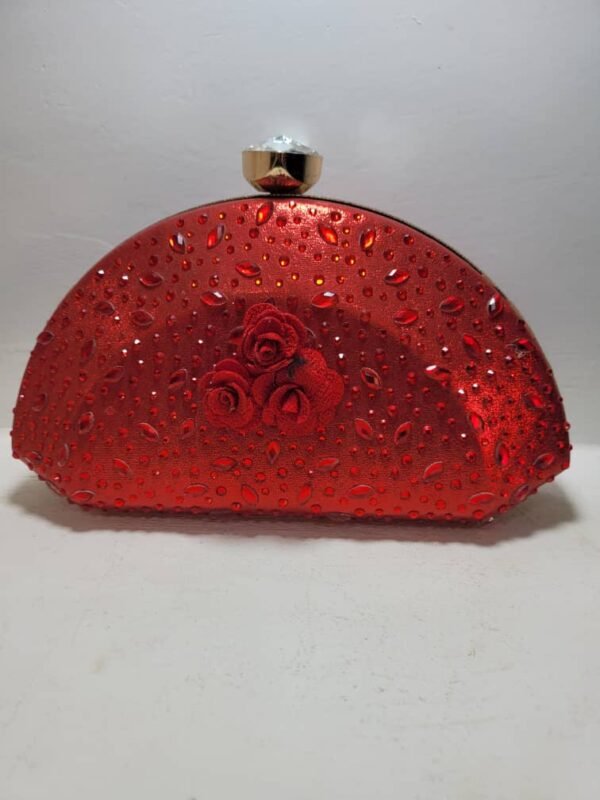 Minaudière Demi-Lune strass