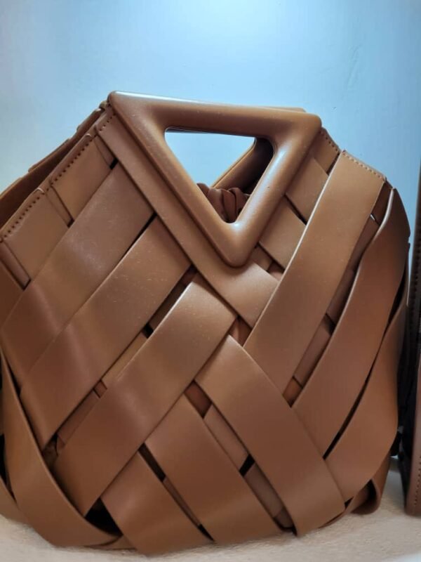 Sac a main tressé graphique