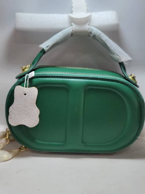 Sac caméra ovale vert émeraude