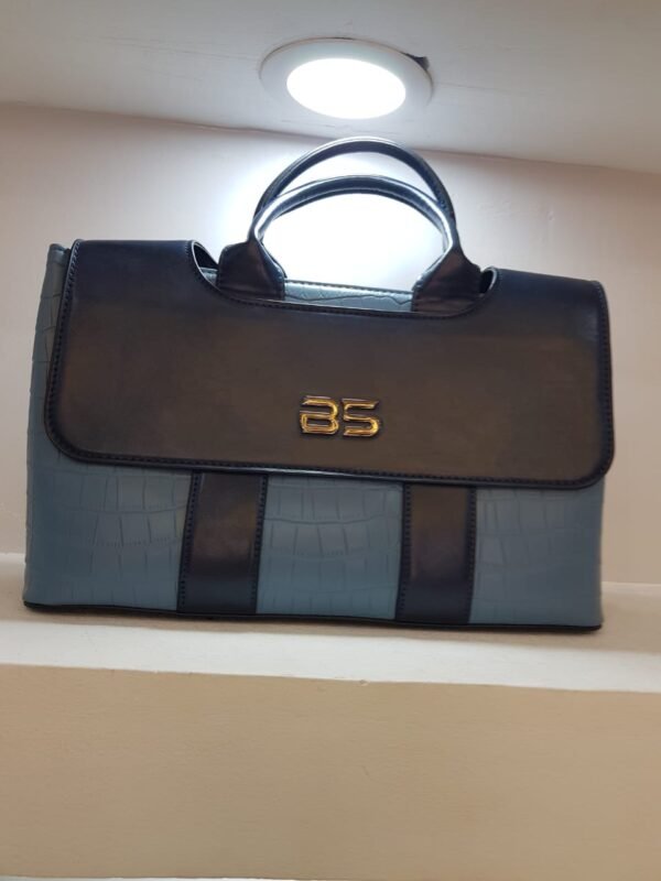 Sac à main cartable structuré à rabat BS